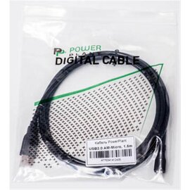 Зображення 3 Кабель PowerPlant USB2.0(AM)-MicroUSB(AM), 1.5м, black &mdash; KD00AS1243