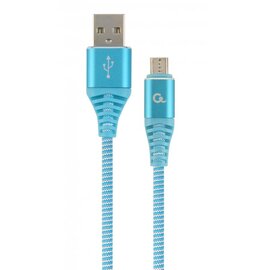 Зображення  Кабель Cablexpert USB 2.0 A - microUSB, 2м, blue &mdash; CC-USB2B-AMmBM-2M-VW