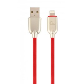 Зображення  Кабель Cablexpert USB 2.0 A - Lightning, 1м, red &mdash; CC-USB2R-AMLM-1M-R