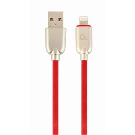 Зображення  Кабель Cablexpert USB 2.0 - Lightning, 2м, red &mdash; CC-USB2R-AMLM-2M-R