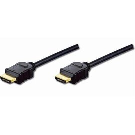 Изображение  Кабель мультимедийный Digitus HDMI-HDMI High speed + Ethernet (AM/AM), 2.0м, black &mdash; AK-330114-020-S