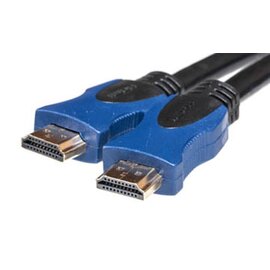 Изображение  Кабель мультимедийный PowerPlant HDMI-HDMI v1.4, 0.75м, black &mdash; KD00AS1199
