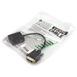 Зображення 2 Адаптер PowerPlant DVI-D Dual Link (M) - VGA (F), 0.15м, Black &mdash; CA911141