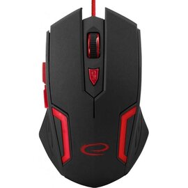 Изображение  Мышь Esperanza EGM205R Fighter USB Black/Red