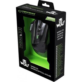 Изображение 4 Мышь Esperanza EGM201G Wolf USB Black/Green