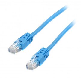 Зображення  Патч-корд кручена пара Cablexpert PP6U-1M/B UTP Cat.6 (1 м) blue
