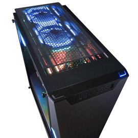Изображение 6 Корпус Frime MarkIII 2*USB3.0 no PS &mdash; MarkIII-U3-GLS-3RGBF-WP