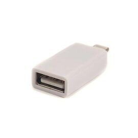 Зображення 2 Перехідник PowerPlant OTG USB2.0-Lightning, White - 910403