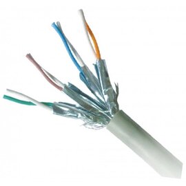 Зображення 3 Патч-корд кручена пара Cablexpert PP6A-LSZHCU-1M S/FTP Cat.6a (1 м) grey