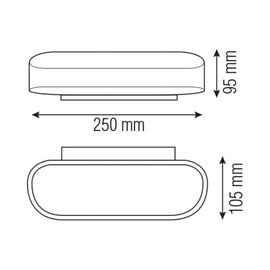Зображення 2 Світлодіодний LED світильник Horoz Electric Belen-6 White