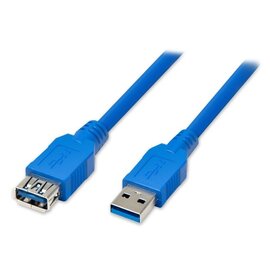 Зображення  Кабель Atcom USB 3.0 AM/AF 3.0 м blue