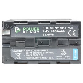 Зображення  Акумулятор PowerPlant 4400mAh для Sony NP-F750 - DV00DV1032