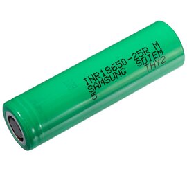 Изображение  Аккумулятор Samsung 18650 Li-Ion 2500 mAh Green