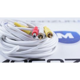 Изображение 4 Кабель с RCA разъемами Lux 2RCA+DC 10м
