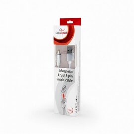 Зображення 3 Кабель Cablexpert USB 2.0 BM - Lightning, 1м, white - CC-USB2-AMLMM-1M