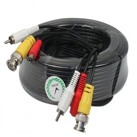 Изображение  Кабель с BNC + RCA + Power разъемами PROinstal BNC+DC+AV 15м