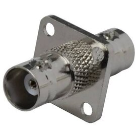 Зображення  Перехідник Tcom гн.BNC-гн.BNC з флянцем, латунь (1 шт.)