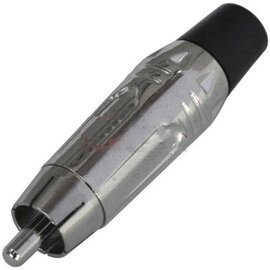 Зображення  Роз`єм RCA PowerCon, метал, чорний кінцевик (1 шт.) поштучно