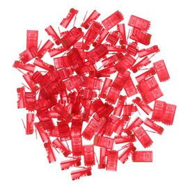 Изображение  Коннектор RJ45 PROinstal UTP Cat-5 Red (100 шт.) упаковка