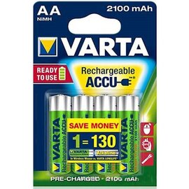 Изображение  Аккумулятор Varta AA/HR06 Rechargeable Accu 2100 mAh BLI 4