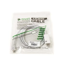 Изображение 2 Кабель мультимедийный PowerPlant USB Type-C-HDMI, 1.8м, White &mdash; CA910878