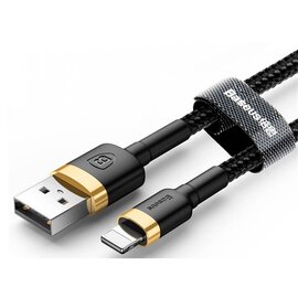 Зображення 2 Кабель Baseus cafule Cable USB For lightning 1.5A 2M Gold+Black - CALKLF-CV1