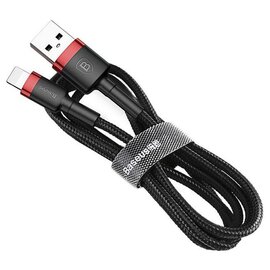 Изображение 2 Кабель Baseus cafule Cable USB For iP 2A 3m Red+Black - CALKLF-R91