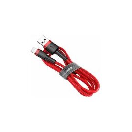 Изображение  Кабель Baseus cafule Cable USB For iP 2A 3m Red+Red - CALKLF-R09