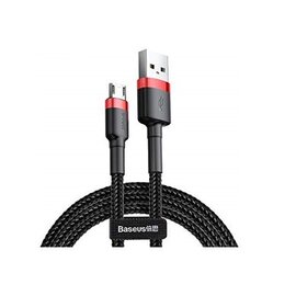 Изображение  Кабель Baseus cafule Cable USB For Micro 1.5A 2M Red+Black - CAMKLF-C91