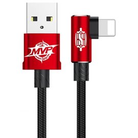 Изображение  Кабель Baseus MVP Elbow Type Cable USB For IP 1.5A 2M Red - CALMVP-A09