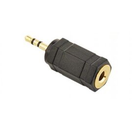 Зображення  Адаптер Cablexpert 2.5 mm M - 3.5 mm F, Black - A-3.5F-2.5M