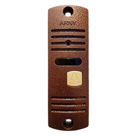 Зображення 3 Домофонна система Arny AVD-7006 White/Cupper, Колір (домофон + панель): білий + мідний