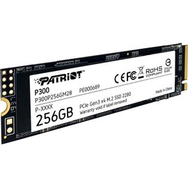 Изображение 2 Накопитель SSD Patriot P300 256GB M.2 2280 PCIe 3.0 x4 TLC &mdash; P300P256GM28, Емкость накопителя: 256 ГБ