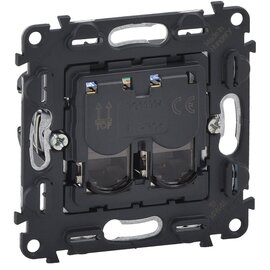 Зображення  Розетка Legrand Valena IN`MATIC RJ45 &mdash; 753041 2-портова