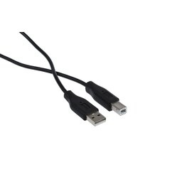 Зображення 3 Кабель 2E USB 2.0 (AM/BM), DSTP, 3м, black &mdash; 2E-W-3169m3