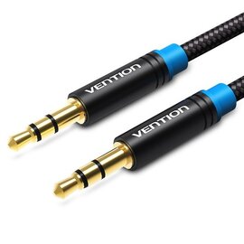 Изображение  Аудио кабель Vention Audio 3.5 mm M - 3.5 mm M, 1.5 m, Black - P350AC150-B-M