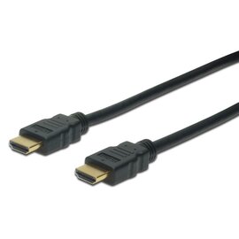 Изображение  Кабель мультимедийный Assmann HDMI High speed + Ethernet (AM/AM), 10.0 м, Black &mdash; AK-330107-100-S
