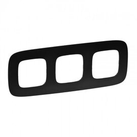 Зображення  Рамка для розетки Legrand Valena Allure frame 3-local Matt Black