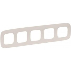 Зображення  Рамка для розетки Legrand Valena Allure frame 5-local Ivory п`ятимістна