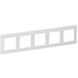 Зображення  Рамка для вимикача та розетки Legrand Valena Life frame 5-local White п`ятимістна
