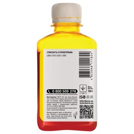 Зображення 2 Чорнило для принтера Barva для Epson L800/L810/L850/L1800 (T6734) Yellow - L800-415