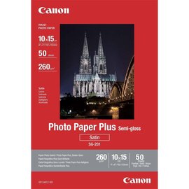 Изображение  Бумага Canon 4"x6" Photo Paper Plus Semi-gloss SG-201 50арк - 1686B015