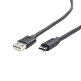 Зображення 2 Кабель Cablexpert USB 2.0 BM - USB Type-C, 1м, black &mdash; CC-USB2-AMCM-1M