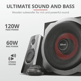 Зображення 6 Акустична система 2.1 Trust GXT 38 2.1 Ultimate Bass Speaker Set &mdash; 19023
