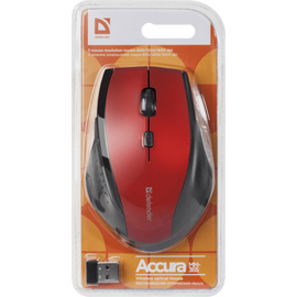 Зображення 4 Миша Defender Accura MM-365 Wireless Red &mdash; 52367