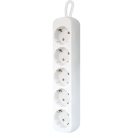Зображення  Мережевий фільтр Defender E530 3.0 м White &mdash; 99230 5 розеток