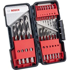 Изображение  Набор сверл Bosch HSS PointTeQ ToughBox 18 шт.