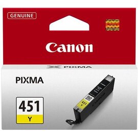 Зображення  Картридж для принтерів Canon CLI-451Y XL Yellow для Pixma MG5440/MG6340 - 6475B001