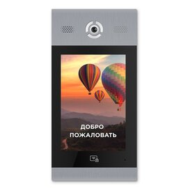 Изображение  Вызывная видеопанель BAS-IP AA-14FB Silver, Цвет корпуса: серый