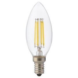 Зображення  Світлодіодна LED лампочка Horoz Electric Filament Candle-6 6W Е14 4200К&nbsp;700Lm